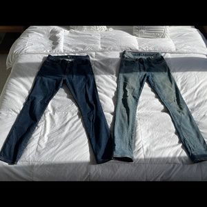 Gap Jeans lot 2 pairs Skinny jeans 30 x 30
